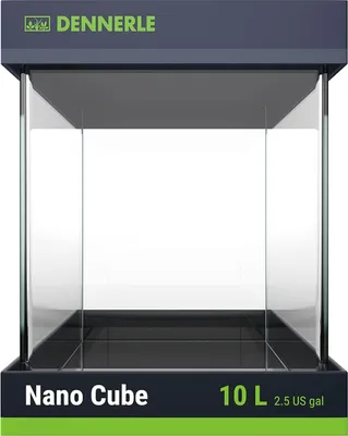 Produktbild von Dennerle Nano Cube, 10 Liter - 20 x 20 x 25 cm - Mini-Aquarium mit abgerundeten Ecken