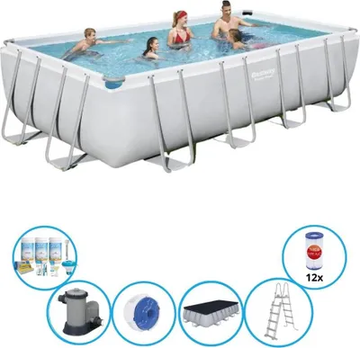 Zdjęcie produktu dla Bestway - Basen - Power Steel - Basen - Zestaw - 549x274x122 cm
