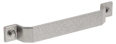 Zdjęcie produktu dla Klamka do mebli wykonana z zamaku, rozstaw otworów 160 mm, wykończenie niklowane, styl vintage