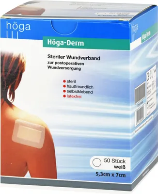 Produktbild von Hoega-Derm steriles Pflaster 53mmx70mm, 50 St PFL