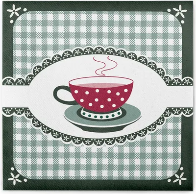 Produktbild von Sovie HOME Serviette Kathrin in Grün aus Linclass® Airlaid 40 x 40 cm, 12 Stück