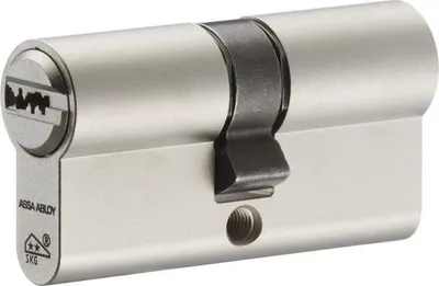 Produktbild von Cy110 Zylinder 2 Eingänge vernickelt 3 Schlüssel 30x70