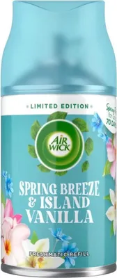 Produktbild von Air Wick - Lufterfrischer Nachfüller - Frühlingsbrise & Inselvanille - Automatisches Spray - 250 ml - 1 Stück