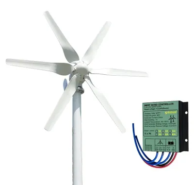 Produktbild von 3000W Windkraftanlage, 12V, 24V, 48V, 6 Flügel, Windturbine-Generator mit MPPT-Regler, geringe Anlaufgeschwindigkeit, e Energieerzeugung