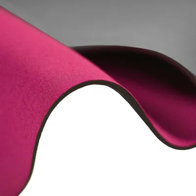 Stretch Stoff Neoprenstoff magenta-grau
