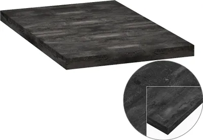 Produktbild von Waschtischplatte 30 x 46 cm SOFIA-107 in Beton Dunkel, B/H/T: ca. 30/2,5/46 cm