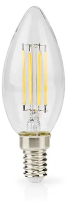 Immagine prodotto di Lampada LED E14 | Ljus | 4,5 W | 470 lm | 2700 K | Dimbar | Varm Vit | Retrostil | 1 st. | Tydlig
