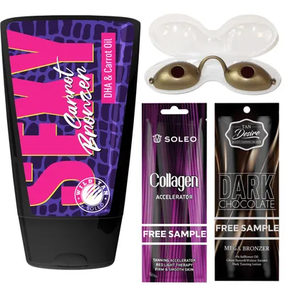 Productafbeelding van Wild Tan Sexy Carrot Bronzer bruiningslotion met wortelolie Bruiningsset