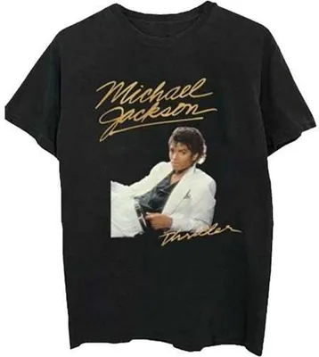 Immagine prodotto di Michael Jackson - Maglietta "Thriller Suit" per uomo/donna Unisex RO2579 (XL) (Nero)