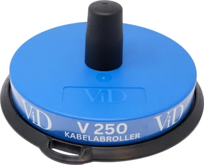 Produktbild von ViD® Kabelabroller bis 190KG | Ø 25 x 5 cm | kompakter Kabeltrommel Abroller mit dynamischer Bremse