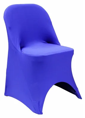 Spandex-Stuhlhülle, 45x77 cm, Königsblau, 1 Stück