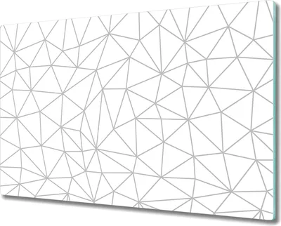 Produktbild von Glas-Herdabdeckplatte Glaskeramikkochfeld-Abdeckung Spritzschutz - 80x52 cm - Geometrisches Muster