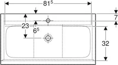 Produktbild von Geberit 502333011 iCon Set MWT m. US, 2 Schubl.