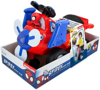 Produktbild von Disney Spidey Aeroplane Rutschauto Rot Rot One Size