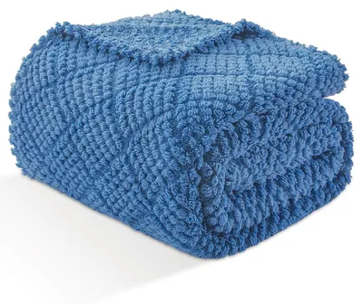 Produktbild von Weiche Flanell Decke 150x200 cm Dunkelblau