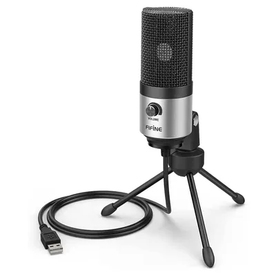 Image de FIFINE Microphone USB, PC à condensateur, avec support, enregistrement de qualité studio pour podcast, studio, streaming, broadcast