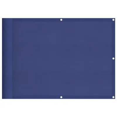 Produktbild von Balkon-Sichtschutz Blau 75x800 cm 100 % Polyester-Oxford