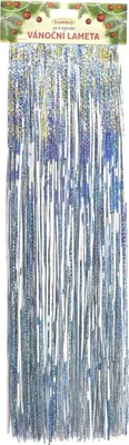 Produktbild von Weihnachtslametta silber 50x100 cm