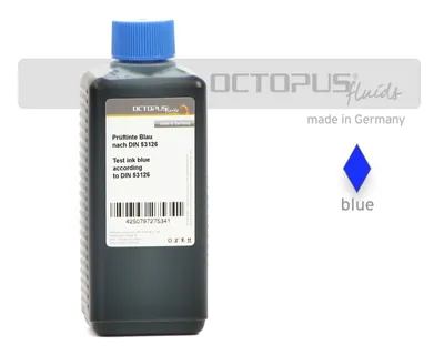 Produktbild von Prüftinte,Test Ink Blau nach DIN 53126