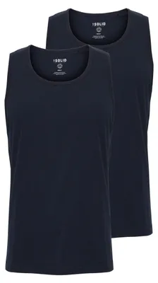 Produktbild von SOLID SDCasal Herren Tank Top mit Rundhalsausschnitt im 2er oder 3er Pack