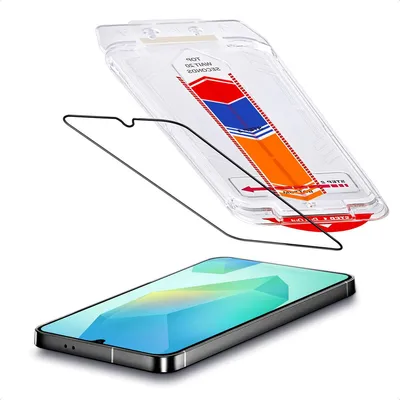 Productafbeelding van Accezz Gehard Glas Screenprotector + Applicator voor de Samsung Galaxy A18 / A17 / A16