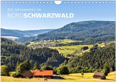 Produktbild von Die Jahreszeiten im Nordschwarzwald (Wandkalender 2026 DIN A4 quer), CALVENDO Monatskalender