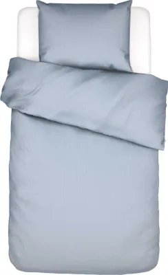 Produktbild von Essenza Lyocell-Baumwoll-Bettwäsche-Garnitur Coletta  Farbe Iceblue Größe 200x200+2x80x80