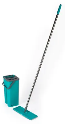 Zdjęcie produktu dla Zestaw do mycia podłóg Famanu: mop i wiadro - 2,5L | Dwukomorowe