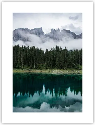 Produktbild von Poster - Poster ohne Rahmen - Landschaft Berge Wolken - 30x40 cm - Wand Bild - Wanddeko - Wandbilder - Kunstposter - Wandposter - Bilder - Kunstdruck - Wanddekoration - Wandbild - P2XPA30x40-4671
