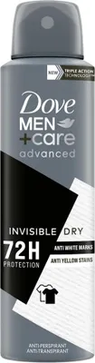 Produktbild von Dove - Men + Care Advanced Invisible Dry 72H - Antiperspirant 150ml