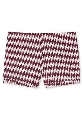 Produktbild von Schiesser Damen Hose kurz burgund 42/XL