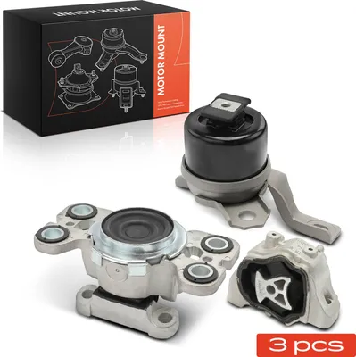 Image de Frankberg 3x Support Moteur Gauche pour Volvo S60 II S80 II V60 I V70 III XC60 XC70 II 2.4L 2.5L 3.2L