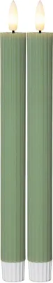 Produktbild von Star Trading 061-65, Grün, Universal, Wachs, IP20, 2 Glühbirne(n), LED
