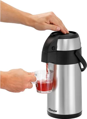 Zdjęcie produktu dla Bartscher 150992 Termos Bartscher 3 l czarny, srebrny 3,0 l