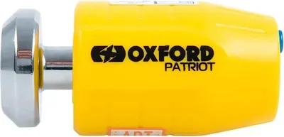Zdjęcie produktu dla Blokada tarczy hamulcowej OXFORD Patriot – żółta – ART4 / certyfikat Sold Secure Gold / FG SBSC