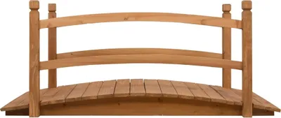 Obrázek produktu pro vidaXL Zahradní most 140x60x60 cm z masivního jedlového dřeva