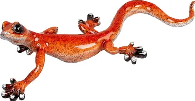 Produktbild von Wanddeko Gecko Deko Tier Figur Lurch Salamander Drachen Eidechse Skulptur