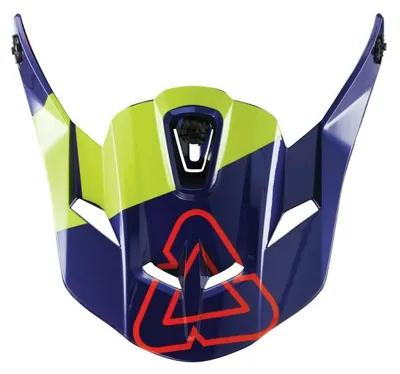 Obrázek produktu pro Vízor na motocyklovou helmu LEATT pro helmu GPX, modro-žlutý, velikost S/XS