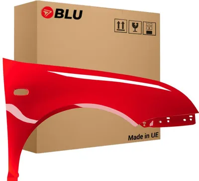 Immagine prodotto di BLU Parafango compatibile con VW Volkswagen Bora 1J1 1J6 LP3G Destra Rot FlashRot | 1998-2005 | Anteriore | Verniciato | Pronto per il montaggio | Zincato