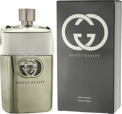 Obrázek produktu pro Gucci Guilty Pour Homme, Pánské, 150 ml, Citrón, Růžový pepř, Levandule, Neroli, Pomerančový květ, Cedrové dřevo, Pačuli, Sprej