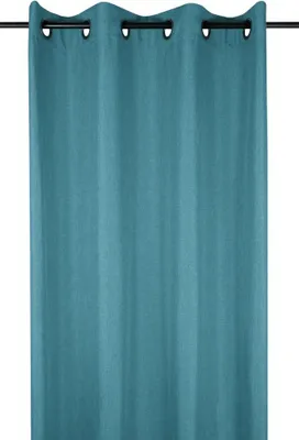 Produktbild von STOF | Gardine - 140x280 cm - Türkis - Ösen Gardine - Vorhang Klassisch - Elegant - Lichtfilternd