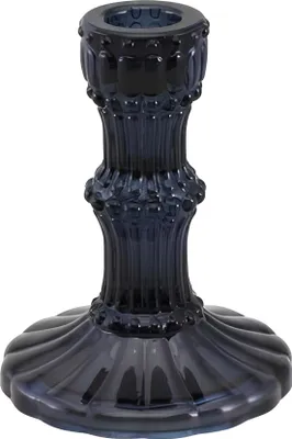 Produktbild von Kerzenhalter schwarz glas 12 cm - Einheitsgröße