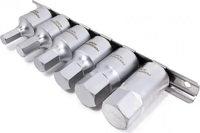 Produktbild von Sechskant-Steckschlüssel für Stecker, 6-tlg.
