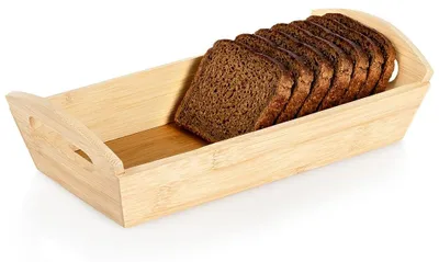 Image de Panier en bambou - Taille L - 29 x 14 x 7,5 cm - Marron