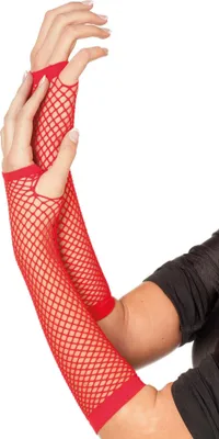 Produktbild von Fingerlose Netzhandschuhe rot