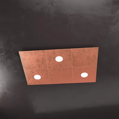 Immagine prodotto di Applique Moderna 6 Moduli Eccentric Metallo Foglia Rame 3 Luci Gx53