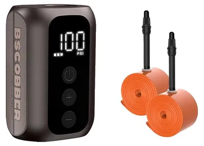 Immagine prodotto di Pompa per pneumatici portatile, design ricaricabile, gonfiaggio rapido, modello A5mini-1-TPU45-2