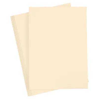 Immagine prodotto di Cartoncino colorato Creativ Company, A4, foglio 210 x 297 mm, 180 g, beige, 20 fogli 1 scatola