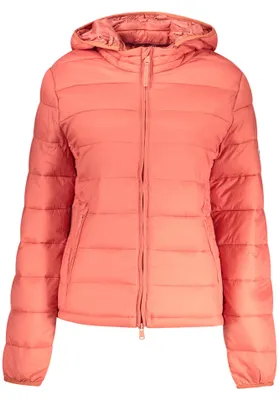 Produktbild von Wasserabweisende Damenjacke Rot – Nachhaltig & Stylisch mit Kapuze