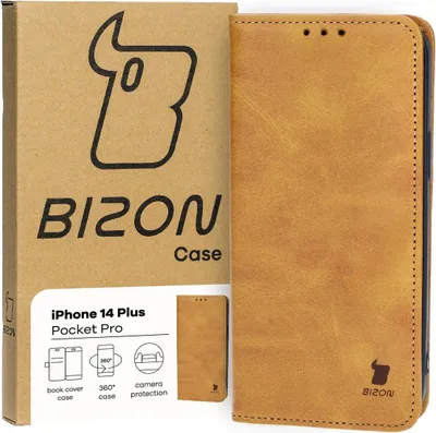 Produktbild von Bizon Case Pocket Pro Apple iPhone 14 Plus braun
